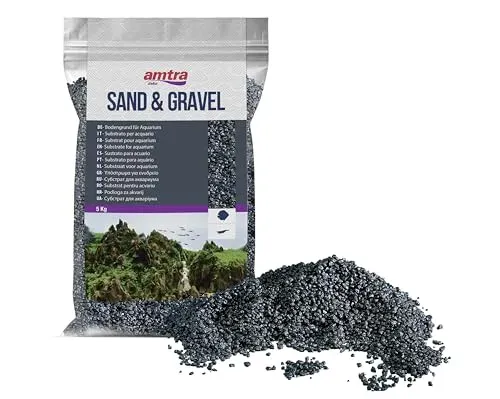 Amtra Wave gravier quartz noir 5 kg