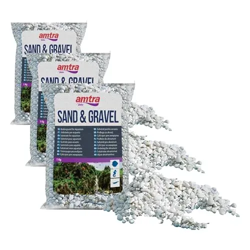 Amtra WAVE Noa gravier gros naturel, lot de 3 kg