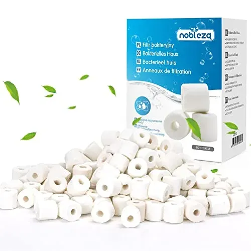 Anneaux céramique Nobleza 1000 g pour filtre d'aquarium
