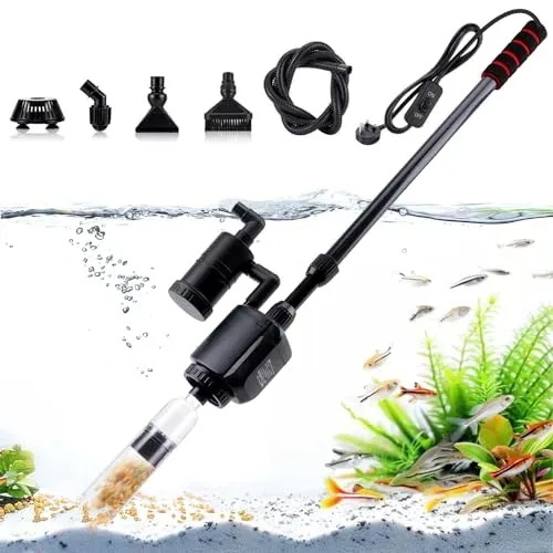 Aspirateur de fond électrique AQQA 20 W 6 en 1 pour aquarium