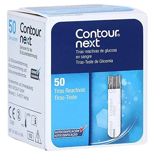 Bandelettes de test Contour Next pour lecteur de glycémie