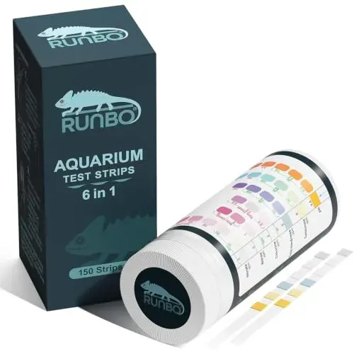 Bandelettes de test d'eau RUNBO 6 en 1 pour aquarium d'eau douce