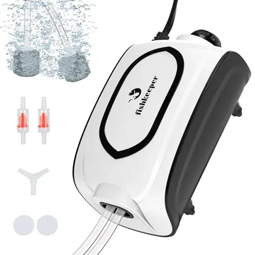Bulleur fishkeeper 5 W silencieux, 2 sorties d'air, 358 l/h