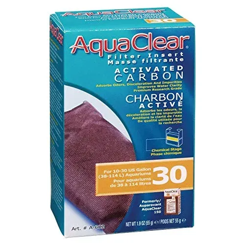 Cartouche charbon actif AquaClear 30 pour filtre 150/30