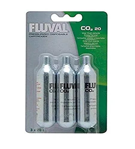 Cartouches CO2 jetables Fluval A7541, lot de 3 (0,7 oz)