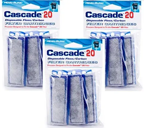 Cartouches de rechange Penn-Plax Cascade CPF6C3, 9 pièces