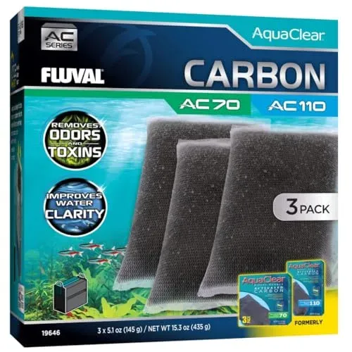 Charbon actif Fluval pour filtres AquaClear AC70/110