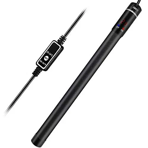 Chauffage aquarium FOOL 100 W avec indicateur LED de température