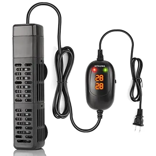 Chauffage d'aquarium HiTauing 50 W avec affichage digital