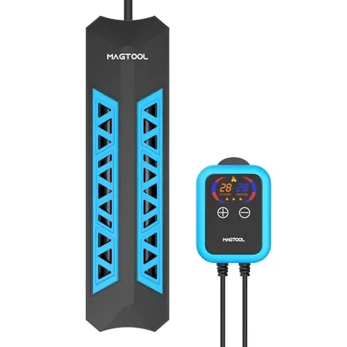 Chauffage d'aquarium MagTool 100 à 1500 W avec régulateur numérique