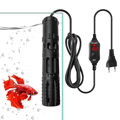 Chauffage d'aquarium Porfoyo 25 W pour nano-aquarium 3 à 19 l