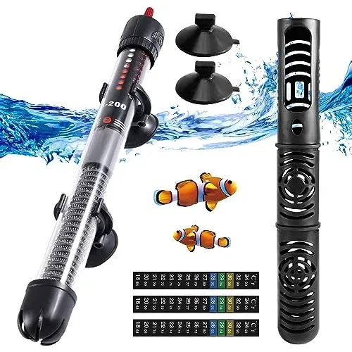 Chauffage Silkwish 100 W pour aquarium de 120 l