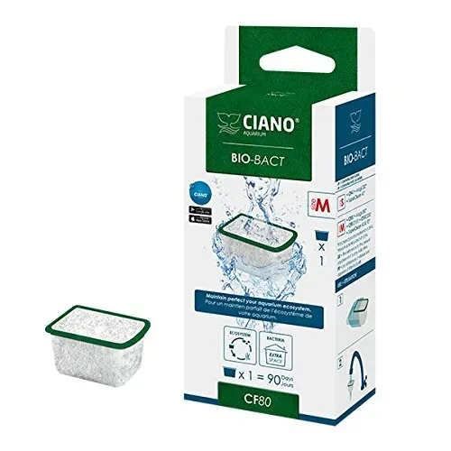 Ciano cartouche bio-bact M/CF80 pour filtre d'aquarium