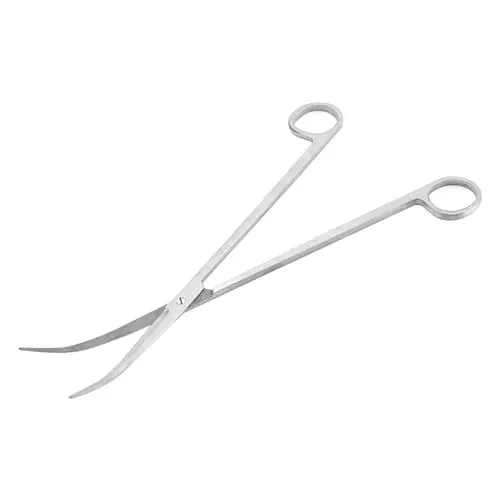 Ciseaux d'aquarium JIHUOO longs et incurvés en inox