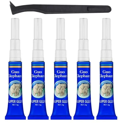 Colle pour coraux et plantes d'aquarium kintsukuroi, lot de 5