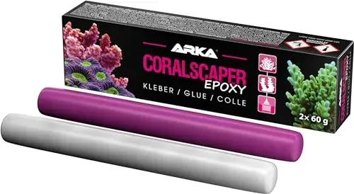 Colle époxy bicomposant ARKA Coralscaper pour coraux, 2x 60 g
