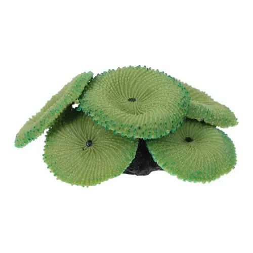 Corail artificiel vert en caoutchouc souple HANABASS