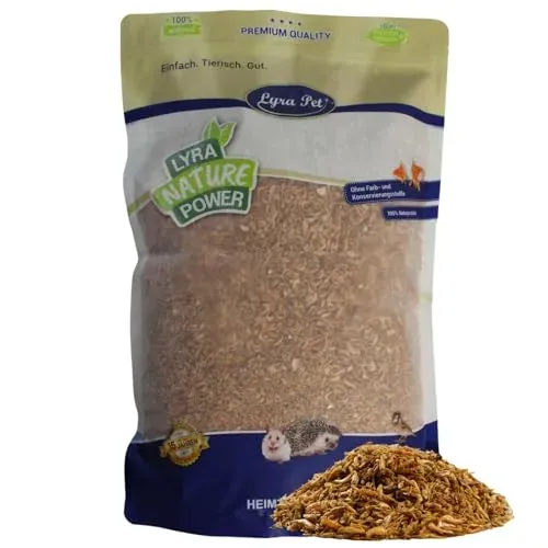 Crevettes séchées Lyra Pet 1 kg, nourriture riche en protéines