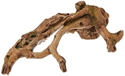 Décor bois Nobby avec diffuseur d'air pour aquarium
