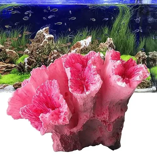 Décor corail artificiel rose Molyorch pour aquarium