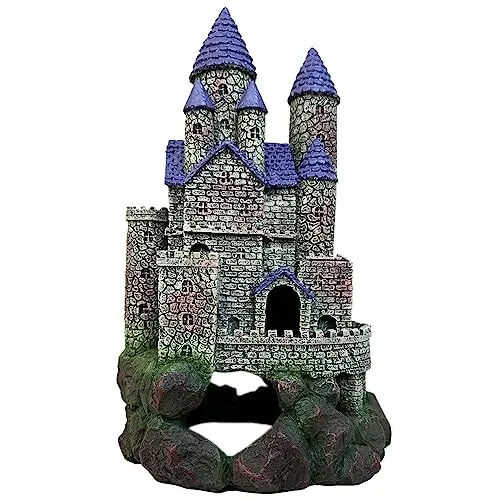 Décoration de château gothique en résine SLOCME