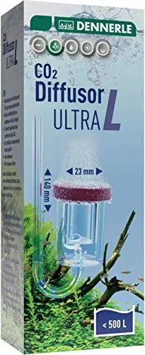 Dennerle Diffuseur de CO2 Ultra L jusqu'à 400 l