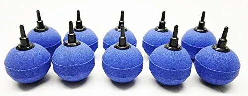 Lot de 10 diffuseurs d'air sphériques 5 cm pour aquarium
