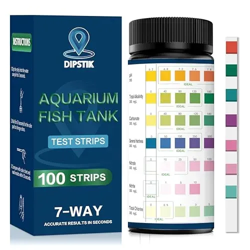 DIPSTIK 7 en 1 eau douce, 100 bandelettes