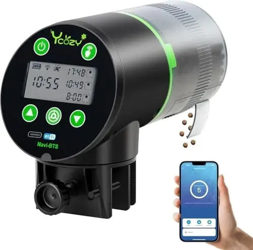Distributeur de nourriture WiFi Ycozy Navi-BTS pour aquarium