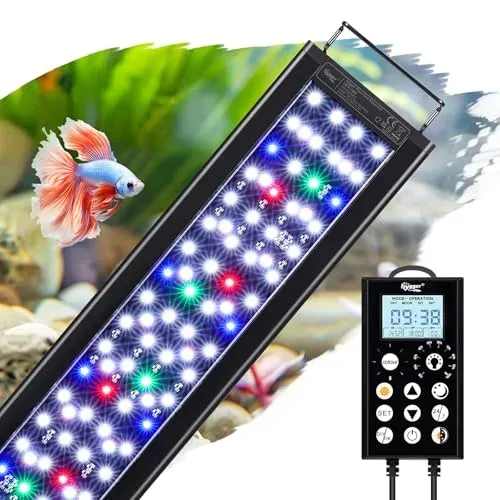 Éclairage hygger HG160 58 W pour bac planté 120 à 135 cm