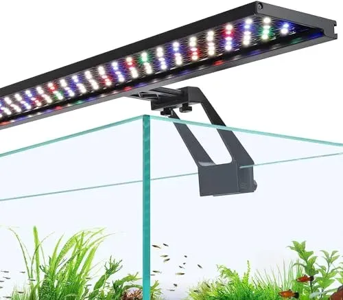 Éclairage LED hygger 22 W pour aquarium de 63 à 78 cm