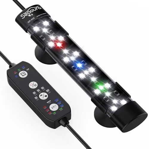 Éclairage LED SEAOURA 18 cm avec cycle 24/7 et minuterie