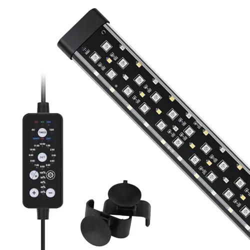 Éclairage LED submersible hygger 11 W 31 à 58 cm