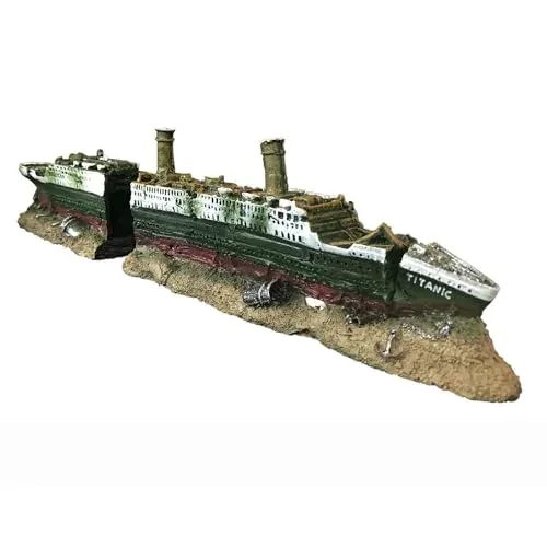 Décoration épave du Titanic en résine SLOCME, 38 cm