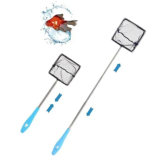 Épuisette aquarium télescopique ANNCHILIO pour crevettes