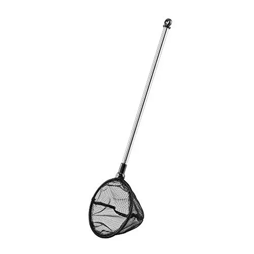 Épuisette ronde extensible de 24,9 à 62 cm en inox
