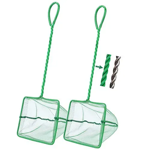 Lot de 2 épuisettes Filhome à maille fine, 12,7 cm