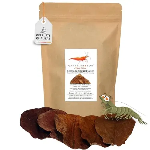 Feuilles de badamier GARNELEN4YOU pour crevettes et escargots