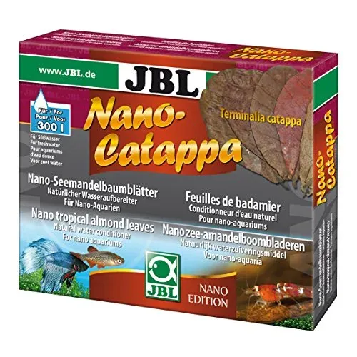 Feuilles de badamier JBL Nano-Catappa pour aquarium d'eau douce