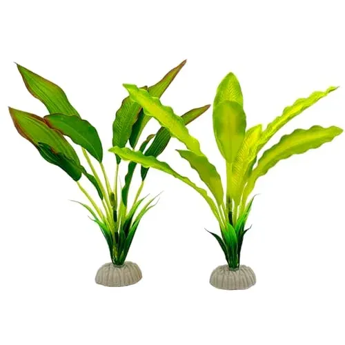 Lot de 2 feuilles hamac Smoothedo-Pets pour betta, 20,3 cm