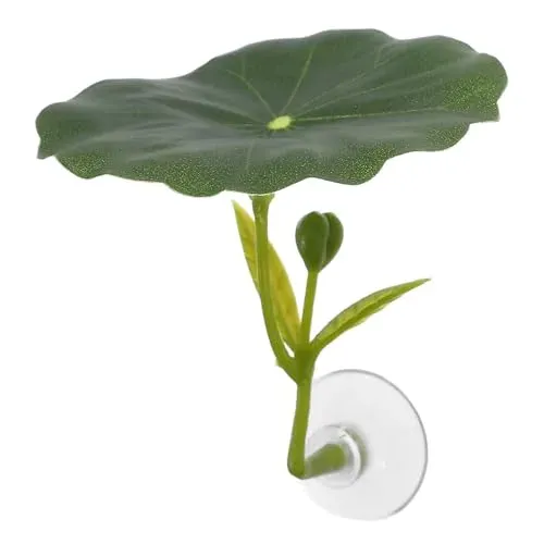 Feuilles de lotus artificielles Beaupretty pour betta
