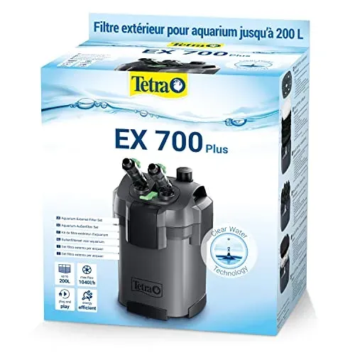 Filtre externe Tetra EX 700 Plus pour 100 à 200 l