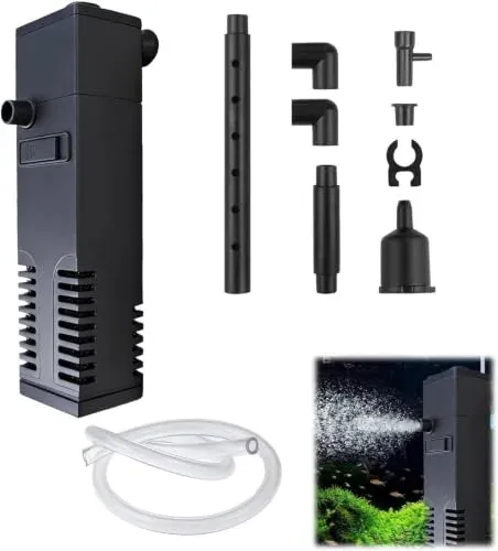 Filtre intérieur 3 en 1 Wafuesh pour aquarium de 20 à 40 l
