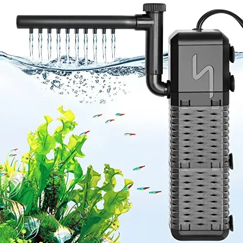 Filtre interne AQQA réglable 800 l/h pour bac jusqu'à 250 l
