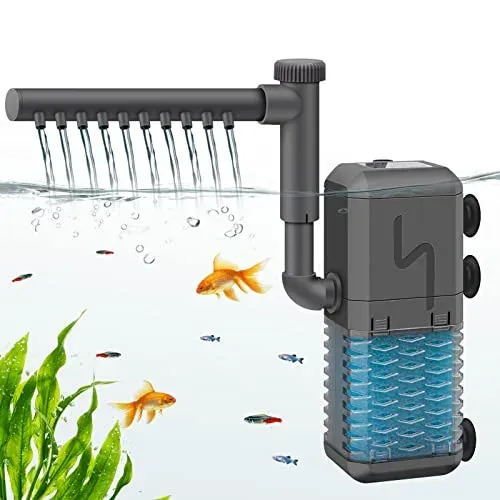 Filtre interne IREENUO BIF-500, 600 l/h pour bac de 30 à 150 l