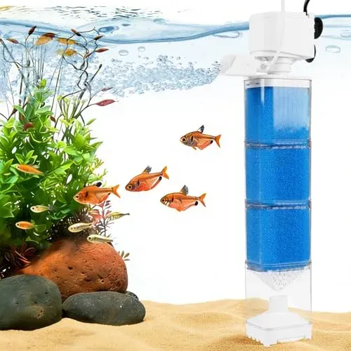 Filtre pompe 5 en 1 EXLECO pour aquarium de 150 à 300 l