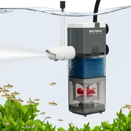 Filtre submersible 4 en 1 boxtech, douche de pluie et oxygénation