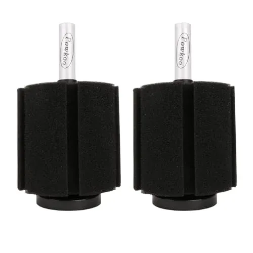 Lot de 2 filtres éponge Powkoo pour aquarium jusqu'à 200 l