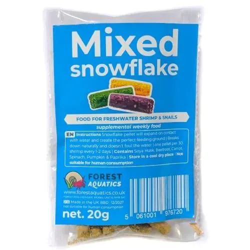 Nourriture flocons de neige Forest Aquatics pour crevettes 20 g
