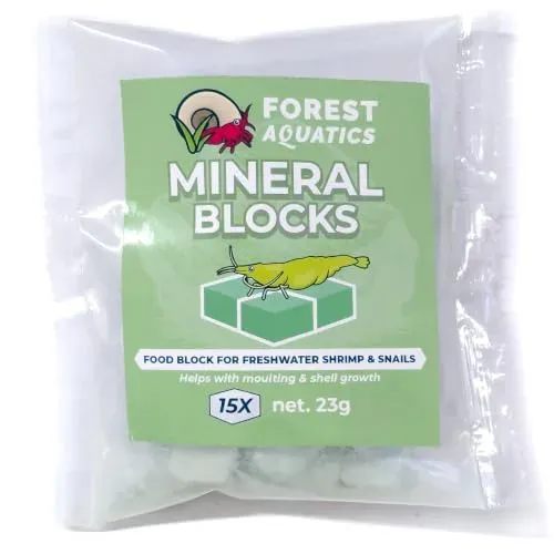 Forest Aquatics 15 blocs minéraux pour crevettes